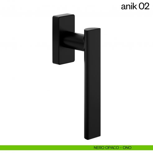 Maniglia per finestra martellina DK Anik 02 dnd Handles nero