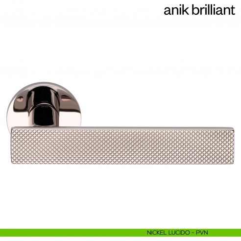 Maniglia per porta Anik Brilliant dnd Handles nickel lucido
