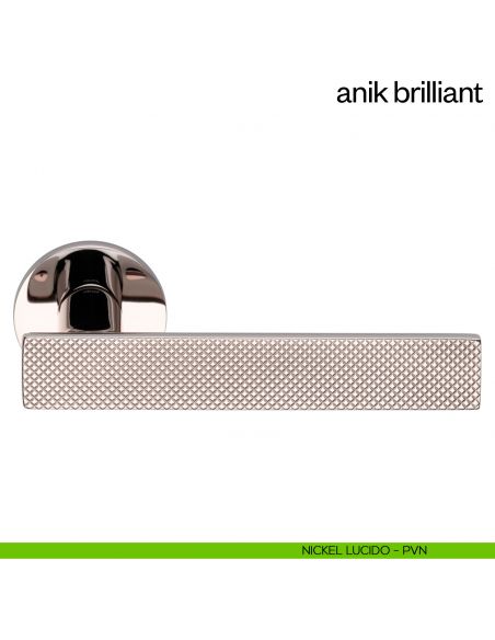 Maniglia per porta Anik Brilliant dnd Handles nickel lucido