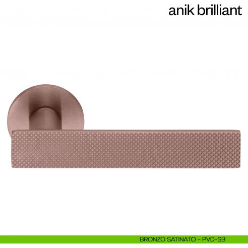 Maniglia per porta Anik Brilliant dnd Handles bronzo satinato