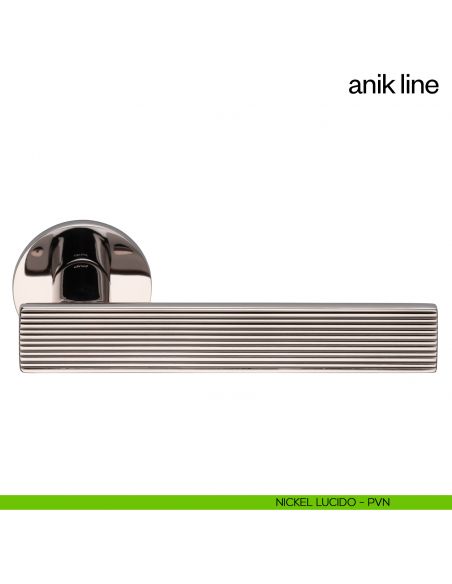 Maniglia per porta Anik Line dnd Handles nickel lucido