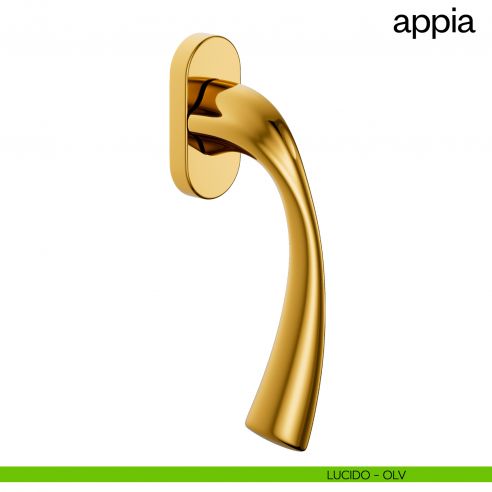 Maniglia per finestra martellina DK Appia dnd by Martinelli lucido