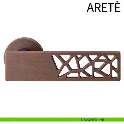Maniglia per porta Aretè dnd bronzato
