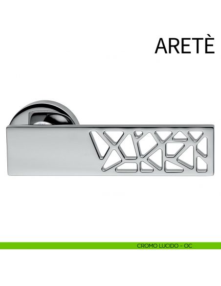 Maniglia per porta Aretè dnd power cromo lucido