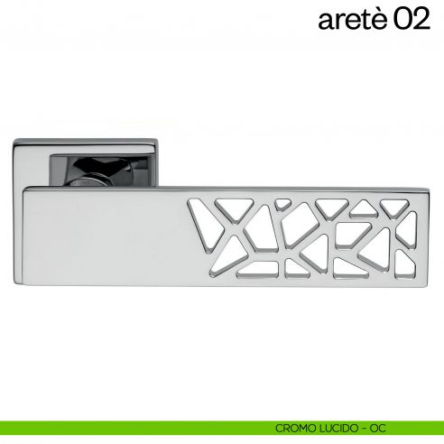 Maniglia per porta Aretè 02 dnd by Martinelli cromo lucido