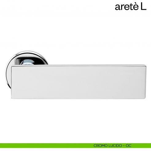 Maniglia per porta Aretè/L dnd by Martinelli cromo lucido