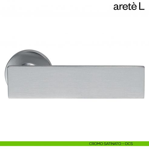 Maniglia per porta Aretè/L dnd by Martinelli cromo satinato