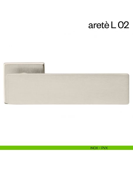 Maniglia per porta Aretè/L 02 dnd hanldes PVD inox