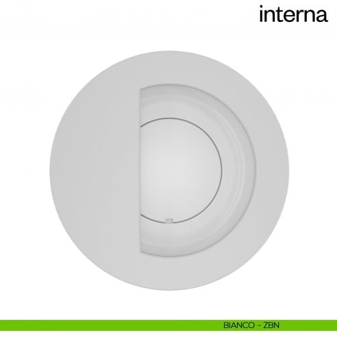 Maniglia ad incasso per porta a battente Interna dnd Handles - bianco