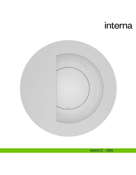 Maniglia ad incasso per porta a battente Interna dnd Handles - bianco