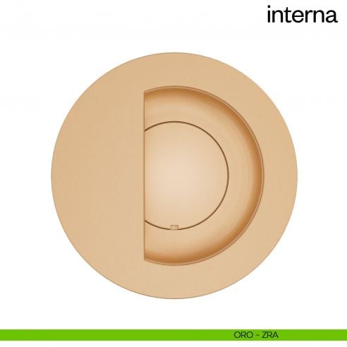 Maniglia ad incasso per porta a battente Interna dnd Handles - oro