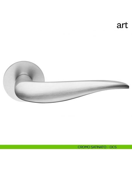 Maniglia per porta Art dnd Handles cromo satinato