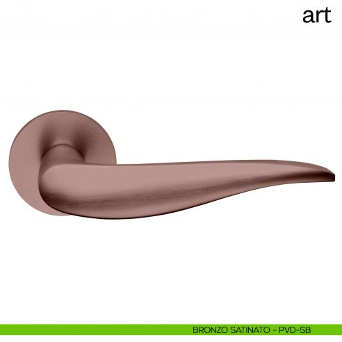 Maniglia per porta Art dnd Handles bronzo satinato