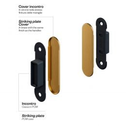 Sistema magnetico per porte a battente Dynamic dnd 2