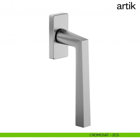 Maniglia per finestra martellina DK Artik dnd handles cromo satinato