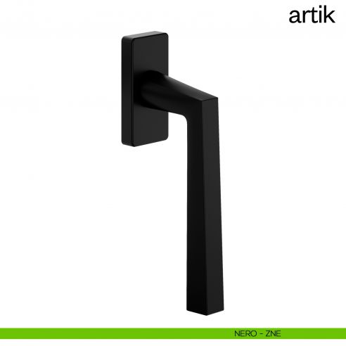 Maniglia per finestra martellina DK Artik dnd handles nero