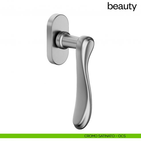 Maniglia per finestra martellina DK Beauty dnd handles cromo satinato