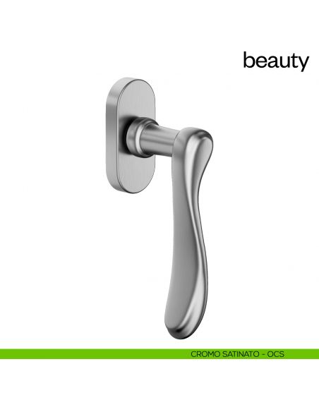 Maniglia per finestra martellina DK Beauty dnd handles cromo satinato