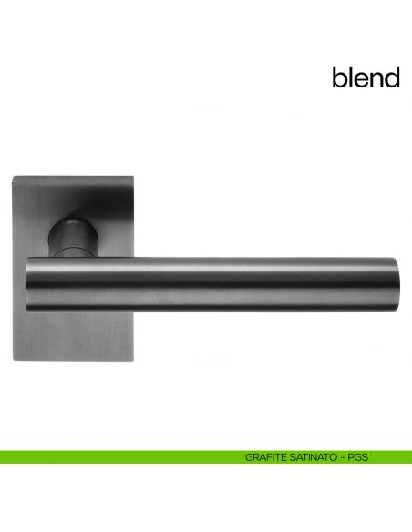 Maniglia per porta Blend dnd handles senza bocchetta grafite satinato