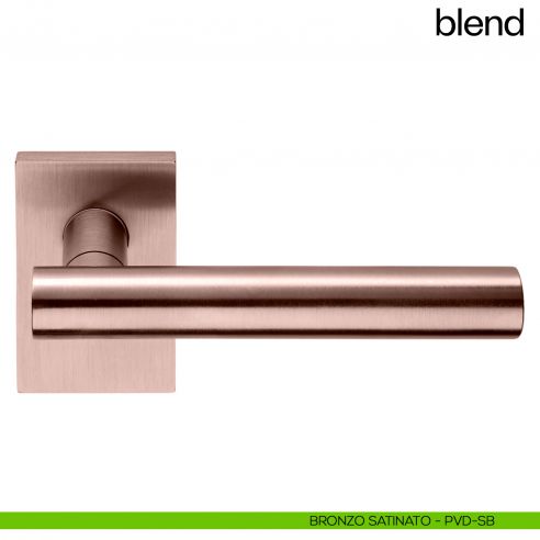Maniglia per porta Blend dnd handles senza bocchetta bronzo satinato