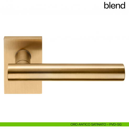 Maniglia per porta Blend dnd handles senza bocchetta oro antico satinato