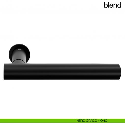 Maniglia per porta Blend dnd handles con rosetta minimale Unico nero