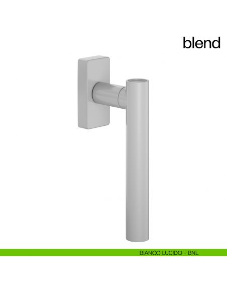 Maniglia per finestra martellina DK Blend dnd Handles bianco lucido