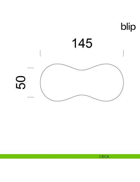 Maniglia per porta Blip dnd Handles cieca