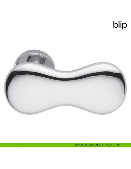 Maniglia per porta Blip dnd Handles cromo lucido