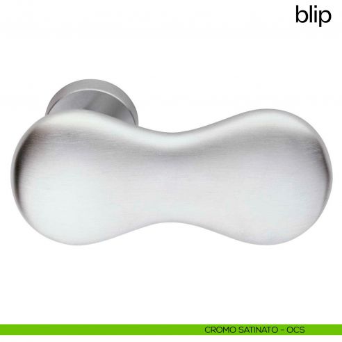Maniglia per porta Blip dnd Handles cromo satinato