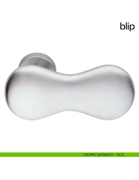 Maniglia per porta Blip dnd Handles cromo satinato