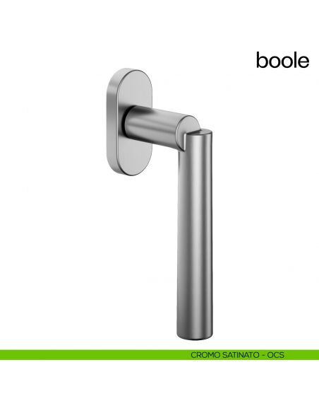 Maniglia per finestra martellina DK Boole dnd cromo satinato
