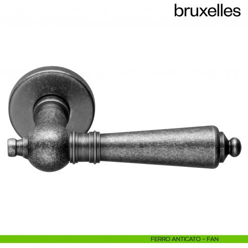Maniglia per porta Bruxelles dnd Handles ferro antico