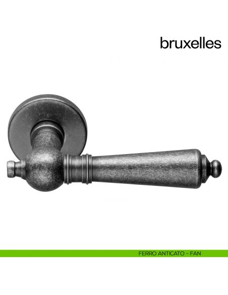 Maniglia per porta Bruxelles dnd Handles ferro antico