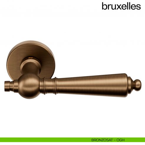 Maniglia per porta Bruxelles dnd Handles bronzo satinato opaco