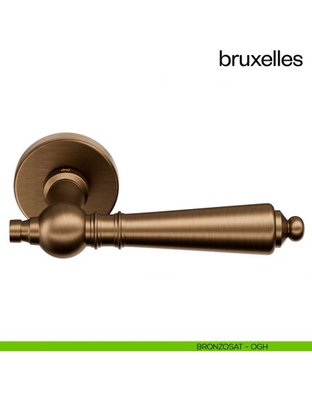 Maniglia per porta Bruxelles dnd Handles bronzo satinato opaco