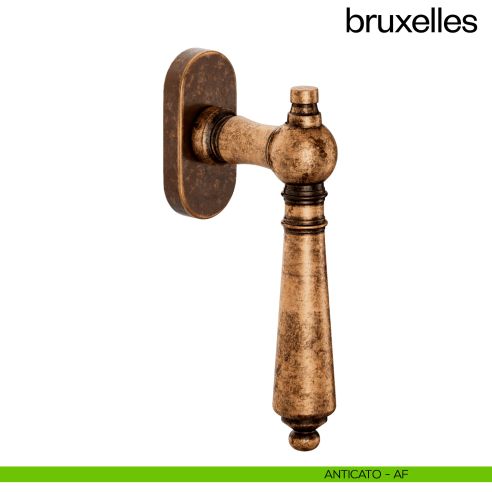 Maniglia per finestra martellina DK Bruxelles dnd by Martinelli anticato