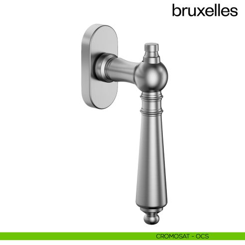 Maniglia per finestra martellina DK Bruxelles dnd by Martinelli cromo satinato