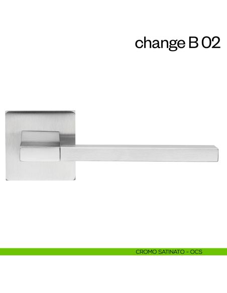 Maniglia per porta Change-B 02 dnd Handles cromo satinato