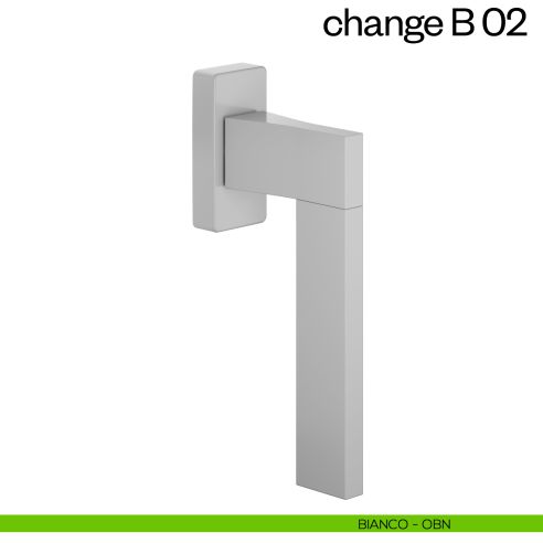 Maniglia per finestra martellina DK Change B 02 dnd bianco