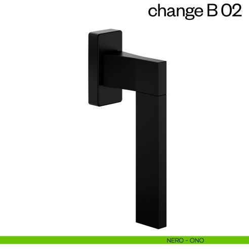 Maniglia per finestra martellina DK Change B 02 dnd nero