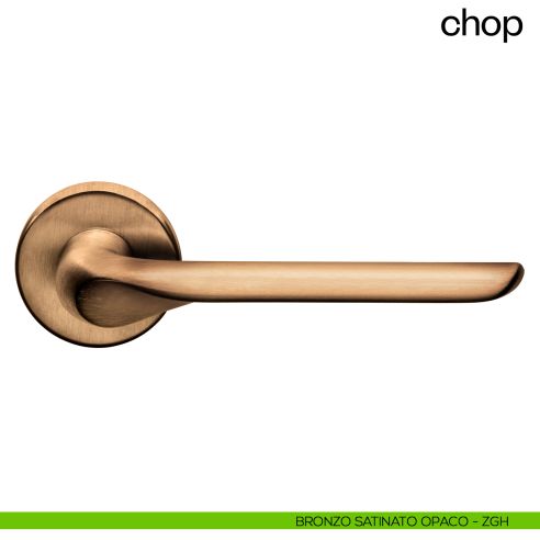 Maniglia per porta Chop dnd Handles  bronzo satinato opaco