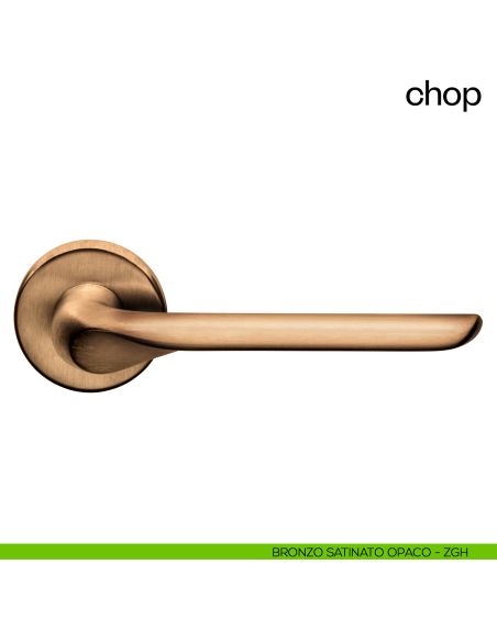 Maniglia per porta Chop dnd Handles  bronzo satinato opaco