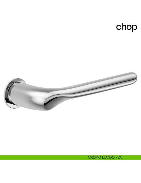 Maniglia per porta Chop dnd handles con rosetta minimale Unico