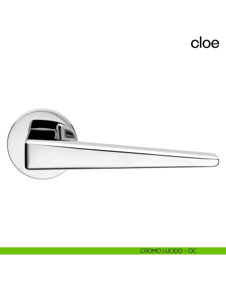 Maniglia per porta Cloe dnd Handles cromo lucido