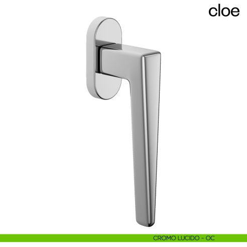 Maniglia per finestra martellina DK Cloe dnd cromo lucido