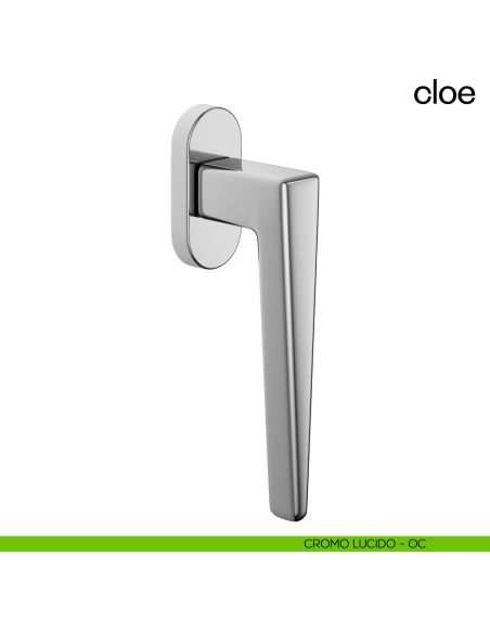 Maniglia per finestra martellina DK Cloe dnd cromo lucido