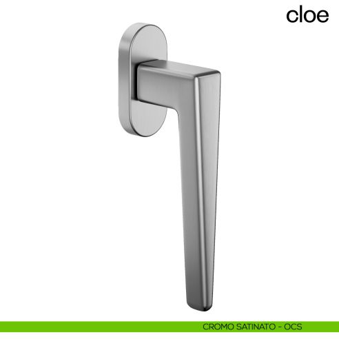 Maniglia per finestra martellina DK Cloe dnd cromo satinato