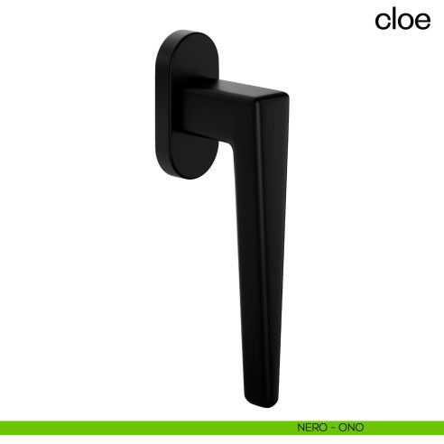 Maniglia per finestra martellina DK Cloe dnd NERO