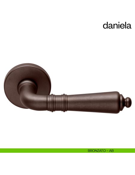 Maniglia per porta Daniela dnd Handles bronzato